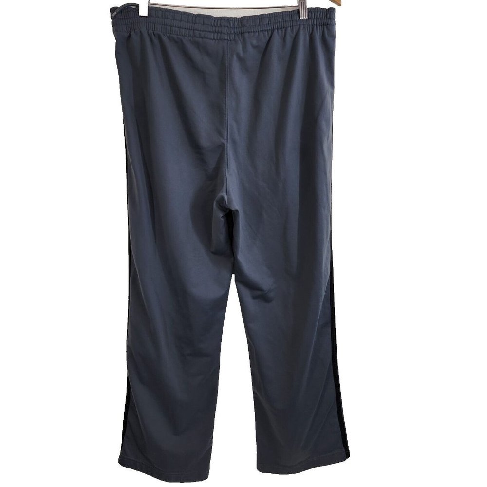 Adidas Tracksuit Bottoms Y2K Vintage Sports Joggers Gray Mens Size‎ M - Picture 4 of 6